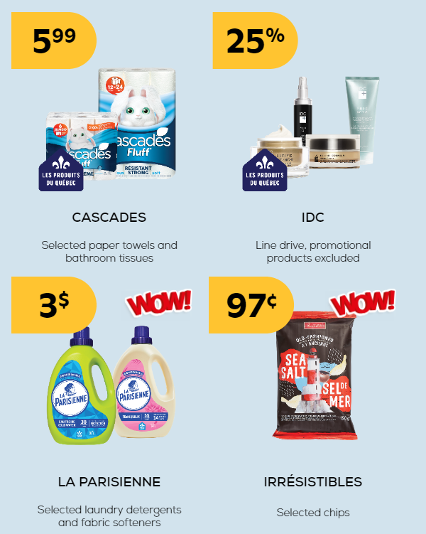 Produits en promotion