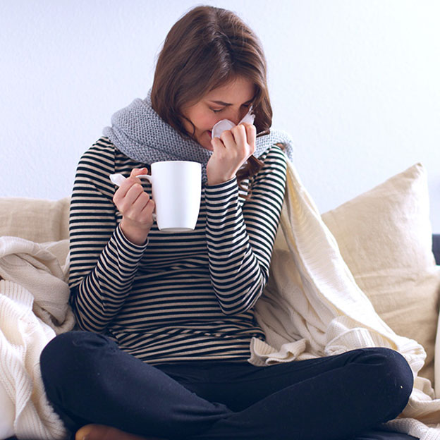 Les symptômes en cas de rhume